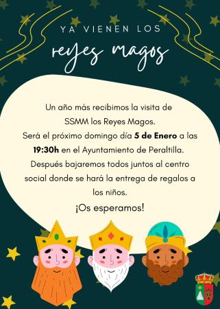 Imagen Los Reyes Magos llegarán a Peraltilla el domingo día 5