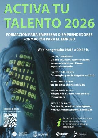 Imagen Abiertas las inscripciones para los nuevos Talleres de "Activa tu...