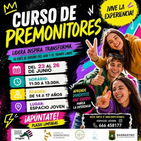 Imagen Curso de premonitor de tiempo libre para jóvenes